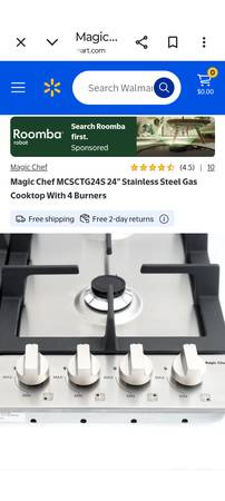 Magic Chef Cooktop 1