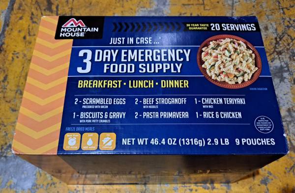 Just in Case...® 3 Day Emergency Food Supply 1