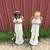 large outdoor Christmas blowmold angels with trumphet horn 8 thumbnail