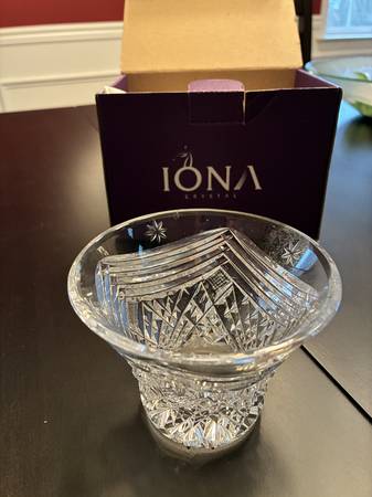 Iona Crystal votive candle holder 1