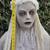 Halloween Ghost Bride statues x2 on stand 65" tall 2 thumbnail