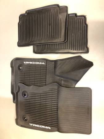 2024 Tacoma Genuine Toyota All Weather Floor Mats 1