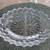 Vintage Fostoria American cube pattern 2-part divided serving dish 3 thumbnail