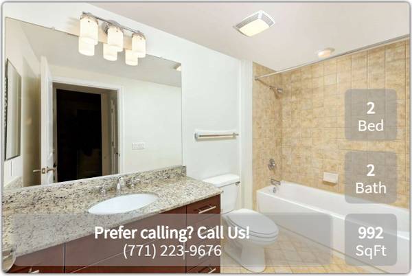 $3,050 / 2br - 992ft2 - Gorgeous 2 bed / 2 bath! 992 Sq Ft! Must see! (Washington - Near the National Zoo)63896034202883120