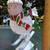 Lighted Color Changing Skiing Snowman Holiday Figurine (w/ 360° video) 3 thumbnail