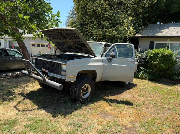 ‘87 Chevy 4x4 Short Bed Pickup $6,500 OBO - $6,500 (Chico, CA)63617754815491121