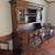 Solid Wood Dining Room Suite  Table, 8 Chairs & Hutch 1 thumbnail