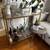 Bar cart with glass shelves and locking wheels 1 thumbnail
