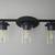 MODERN BLACK MATTE WALL LIGHTS (2) matching set 1 thumbnail