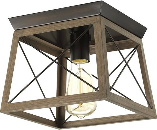 Lights 2X Progress Lighting Briarwood Farmhouse Mount Ceiling Light 1