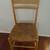 Two wood wicker dining chairs.  Two wood wicker dining chairs. 2 thumbnail