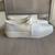 KEDS IRIDESCENT WHITE PLATFORM POINTED TOE SNEAKER Sz 8 NEVER WORN 2 thumbnail