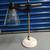 Desk Bedside Table LAMP Marble Base Brass Arms 2 thumbnail