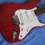 Stratocaster copy- Red.  Unknown origin? 6 thumbnail