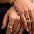 Chunky Gold Rings for Women AND MEN 14K Gold Plated Wide Statement Ban 9 thumbnail