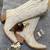 White pearl silver boots size 7 Ariat brand 1 thumbnail