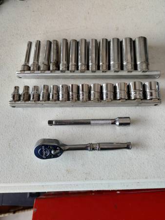 Snap On 1/4 Drive Metric Socket Set 1