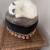 Boho Stool with cat 1 thumbnail