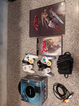 Nintendo gamecube with Zelda twilight princess 1