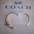 Coach Poppy Nautical Stripe Hinged Bangle Bracelet with Bow 5 thumbnail