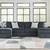 Ashley Midnight-Madness 3-Piece Sectional with Chaise 3 thumbnail