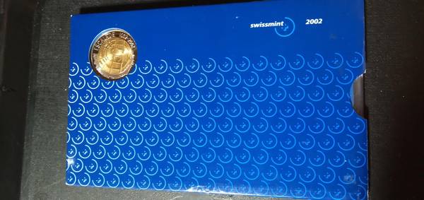 Rare 2002 Swissmint Proof Coin Set-Polierte Platte/Cameo Finish(9 Coin 1