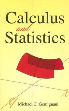 Calculus and Statistics (Dover Books on Mathematics) - Paperback - 1