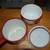 VINTAGE WHITE & RED ENAMELWARE ENAMEL DOUBLE BOILER 7 thumbnail