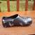 Birki's Black Rubber Clogs With Silver Skulls & Crossbones - L4 (35 25) 7 thumbnail