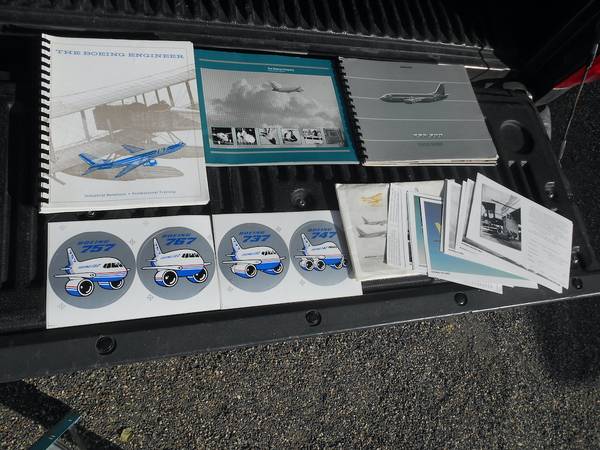 Group of 80's "Boeing" info booklets/ promo items 1