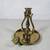 Mystic Seaport Reproductions Solid Brass Sconce Tilting Candle Holder 3 thumbnail