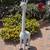 5ft GIRAFFE Vtg "Hollywood Regency" white Wicker Rattan Planter Statue Sculpture 4 thumbnail