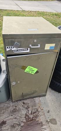 Large Solid Steel Military Army Storage Cabinet 1