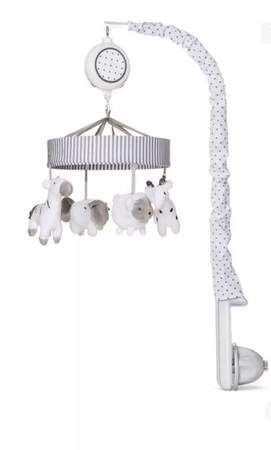 Crib Mobile Two by Two - Cloud Island - Gray 1