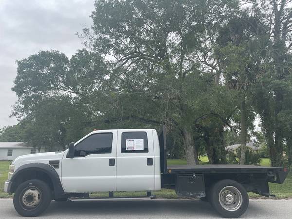 08 Ford F-450SD DRW Flat Bed DIESEL Heavy Duty Tow Package CLEAN TITLE - $12,700 (OKEECHOBEE)63470426385411124