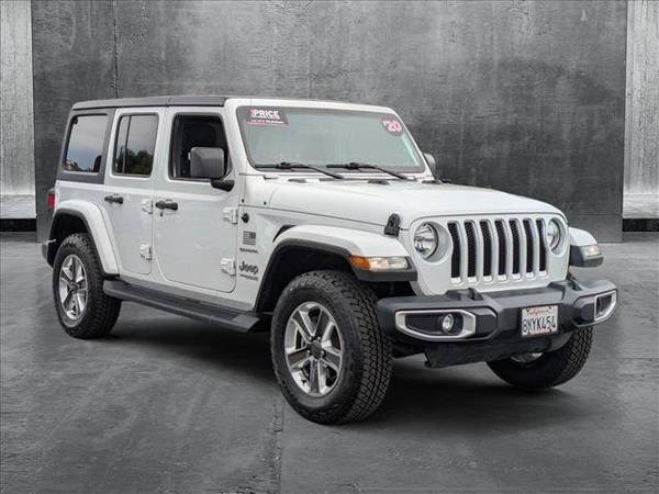 2020 Jeep Wrangler Unlimited 4x4 SUV 4WD Eléctrico Sahara Descapotable - $20,888 (Llame al *(760) 405-8909* para confirmar disponibilidad al instante)63440200920067122