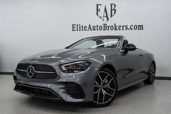 2023 *Mercedes-Benz* *E-Class* *E 450 4MATIC Cabriolet - $65,977 (Elite Auto Brokers)636165326941451216