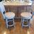 New counter height wood swivel chairs (set of 2) 2 thumbnail