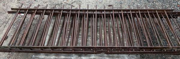 43ft of Antique Wrought Iron Fencing GA21082 1