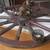 Faux wagon wheel hanging light 2 thumbnail