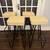Mid Century Modern Wrought Iron Barstools - Set of 4 2 thumbnail