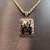MEN'S STERLING SILVER 24" ROPE CHAIN PLATED IN 18K GOLD 3 thumbnail
