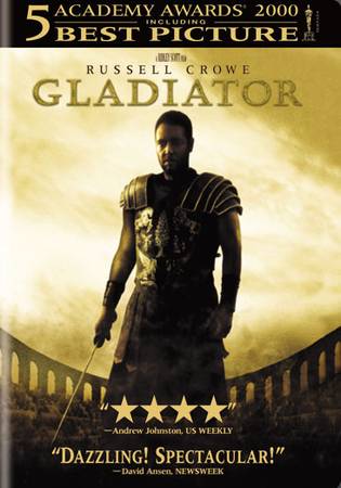 GLADIATOR - Used DVD in Excellent Condition. 1