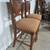 Pair Large Wood Bar Height Stools 2 thumbnail