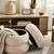 Mainstays Boucle Cloud Storage Ottoman, Blush 1 thumbnail