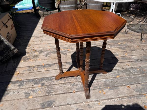 Old wood end table or side table 1