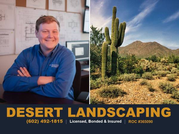 Licensed Contractor for Desert Landscaping and Low Water Xeriscaping 1