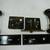 Black glass doorknobs both backplates full mortise lock and key 5 thumbnail
