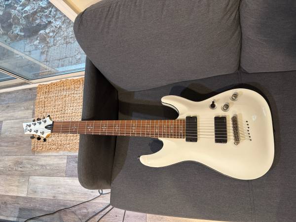 Schecter Demon 7 string guitar 1