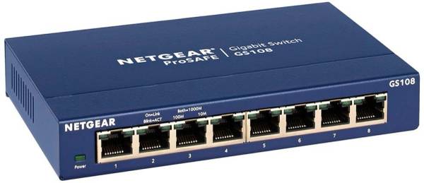 NEW NETGEAR GS108 Gigabit Ethernet 8-Port Switch 1